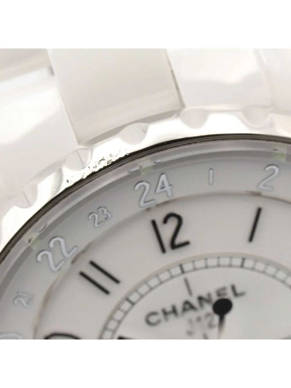 Chanel Watch White Ceramic